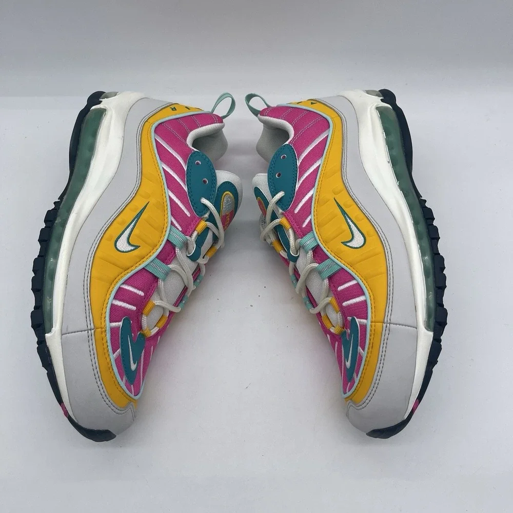 Nike Air Max 98 CI9897-301 'Easter' Women's Size 11 Men's 9.5 Running Shoes Neon